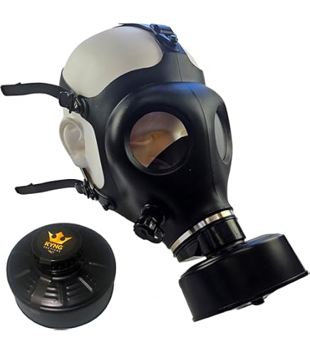 kawazey 0.5M Rubber Gas Mask Hose with Fabric Protection for